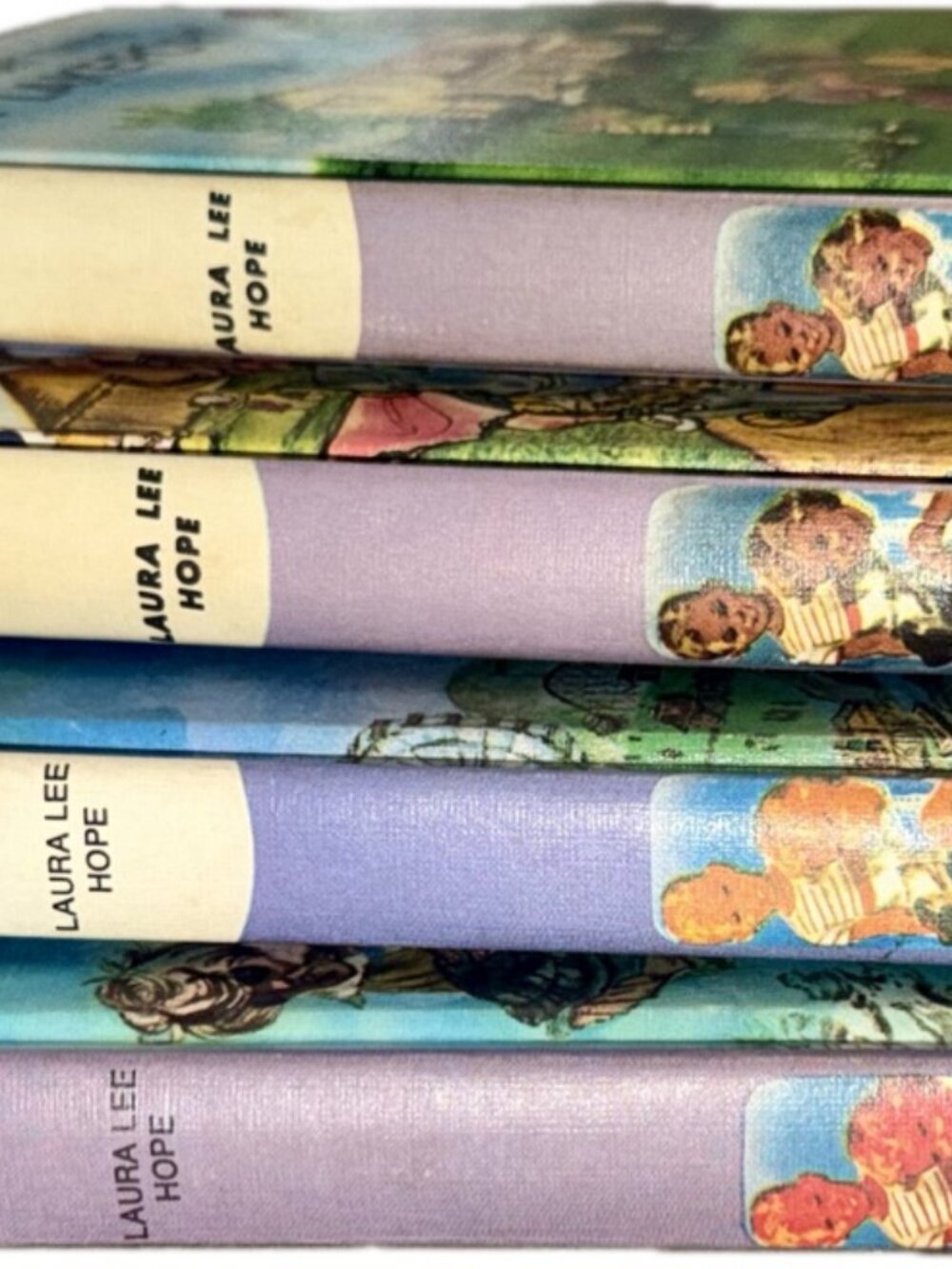 Lot of 4 Vintage Bobbsey Twins Hardcover Books Grosset Dunlap Laura Lee Hope